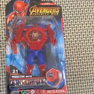 Avenger Infinity War Red and Blue Projection Watch